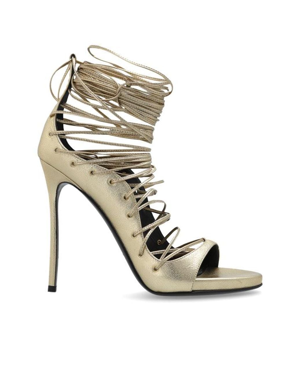 DSquared² Metallic Riri High-Heeled Sandals