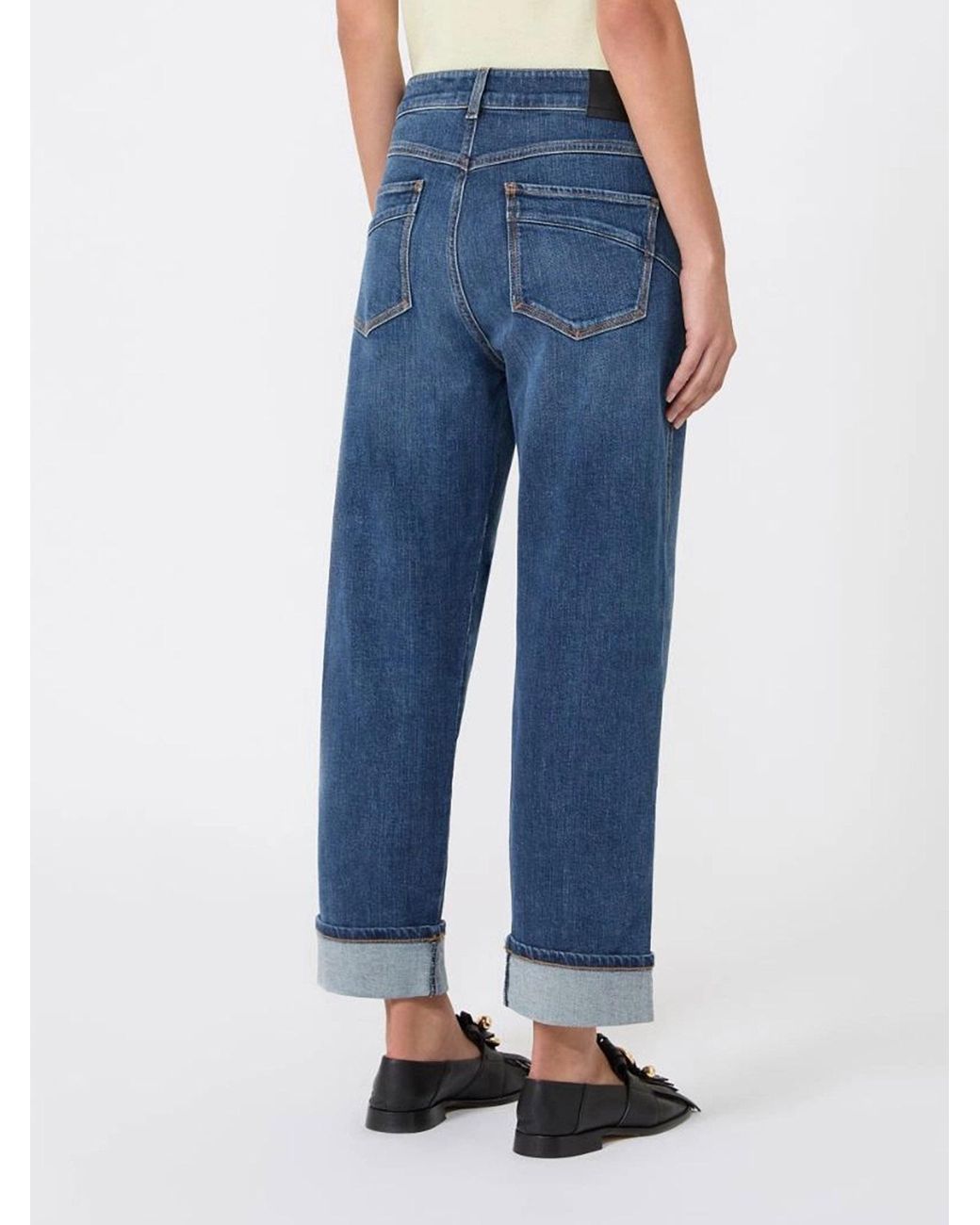 Sportmax Blue Belt-Loop Jeans