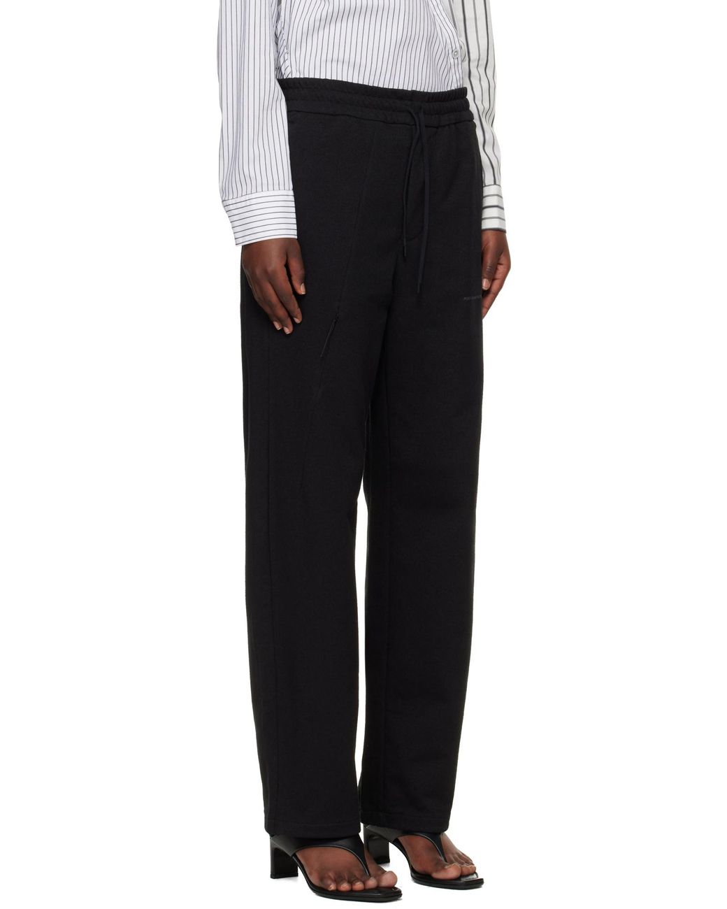 Post Archive Faction PAF Black Work Track Trousers