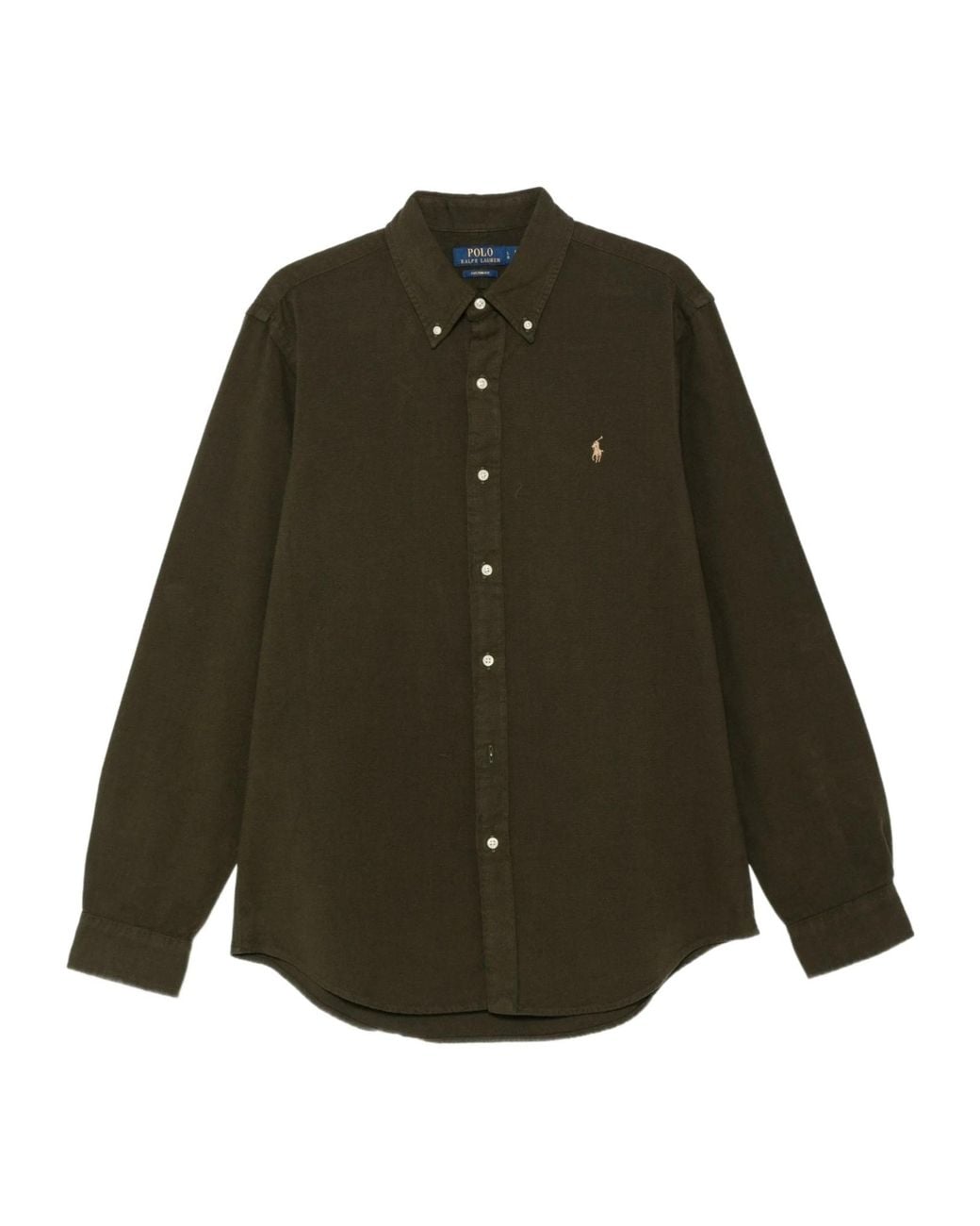 Polo Ralph Lauren Green Button-Down Collar Shirt for men