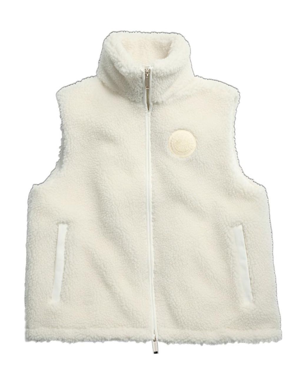 Canada Goose White Soren Fleece Vest