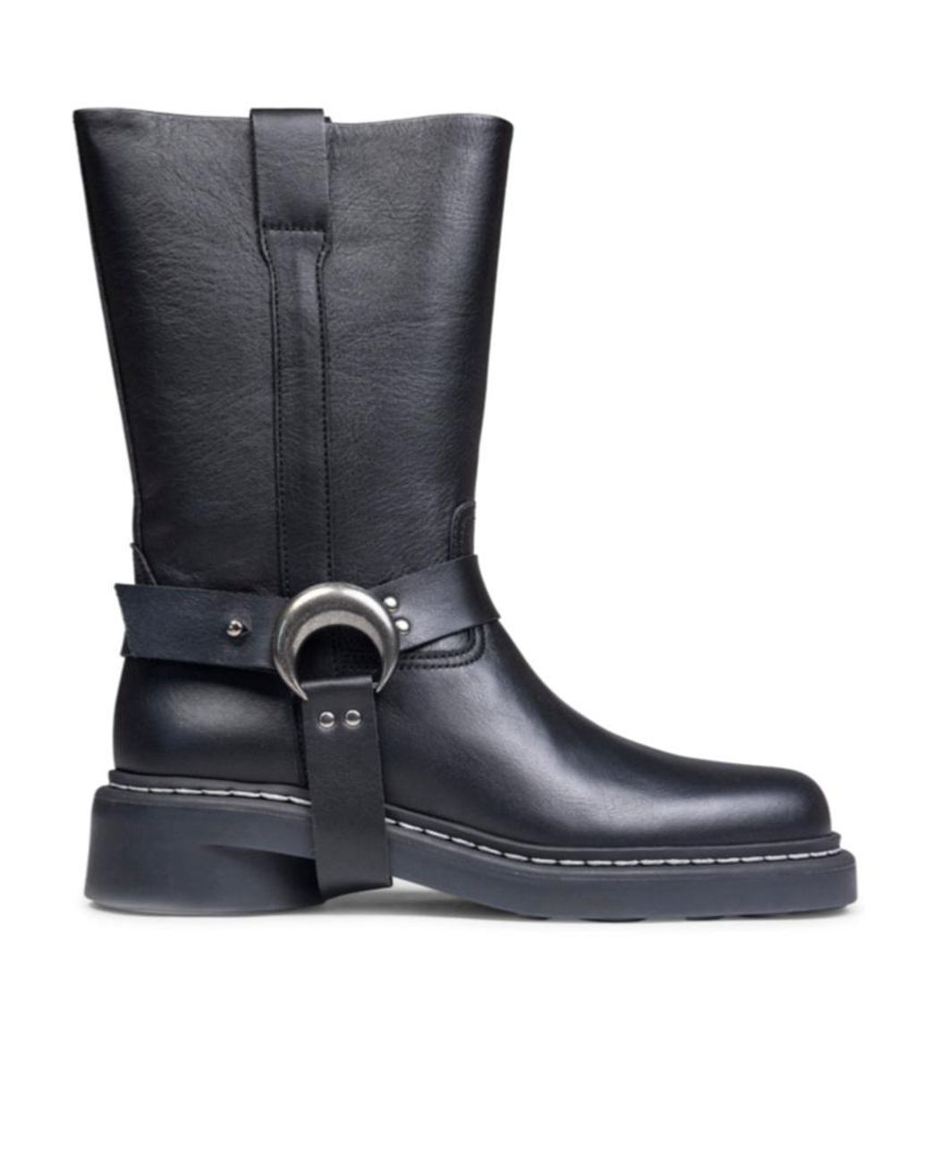 MARINE SERRE Blue High Boots
