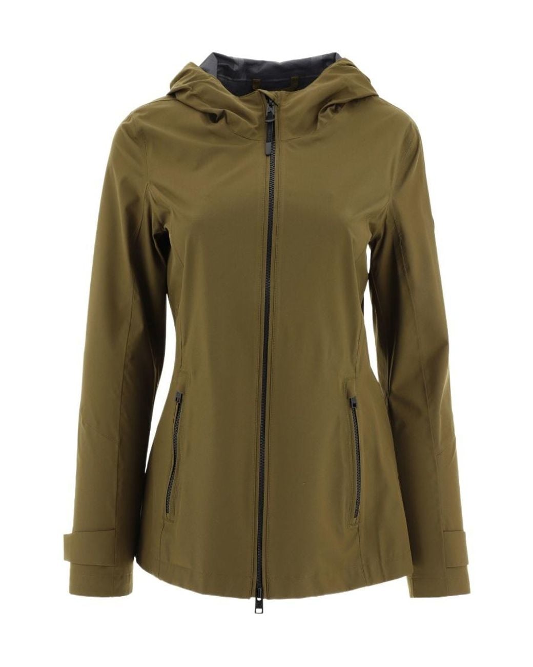 Woolrich Green Zip-Up Hooded Jacket