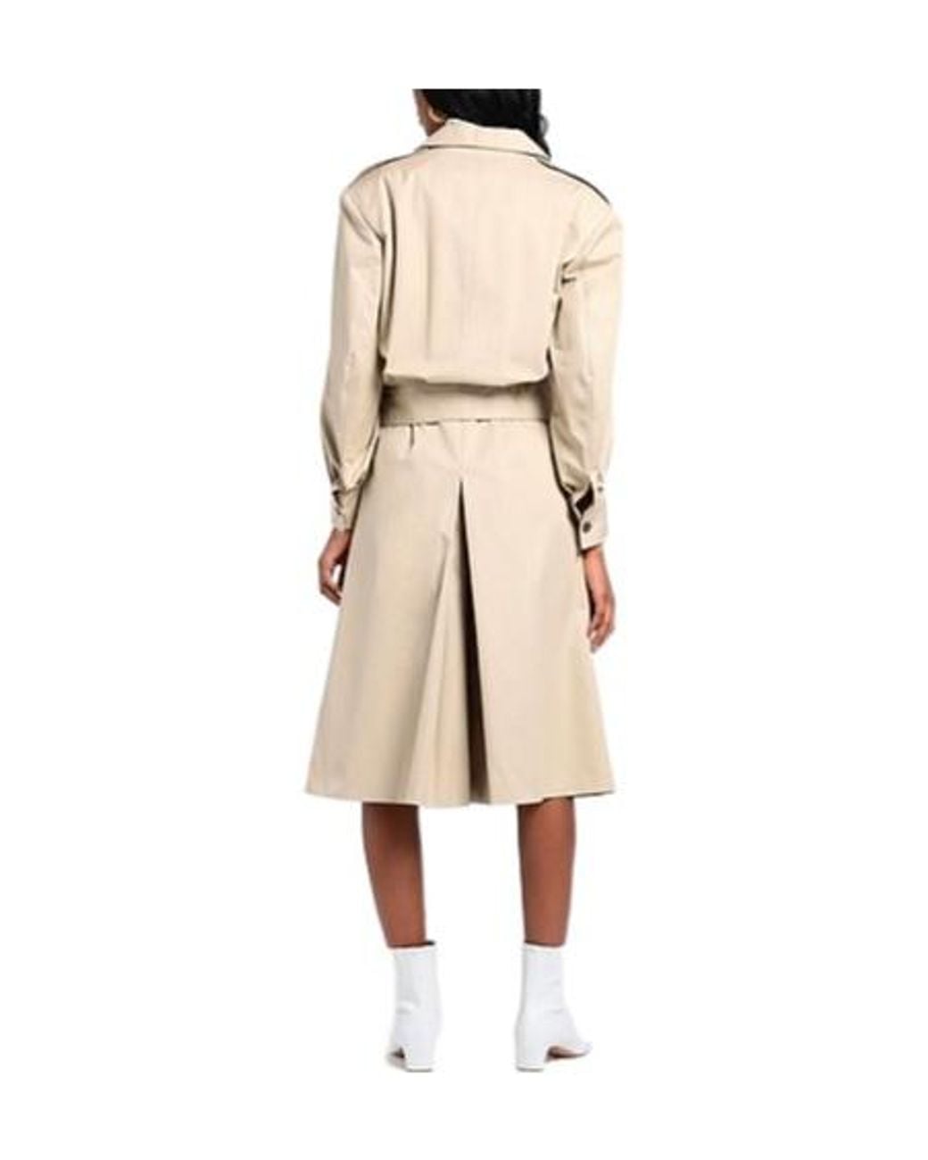Maison Margiela Natural Solid-Color Long-Sleeved Shirt