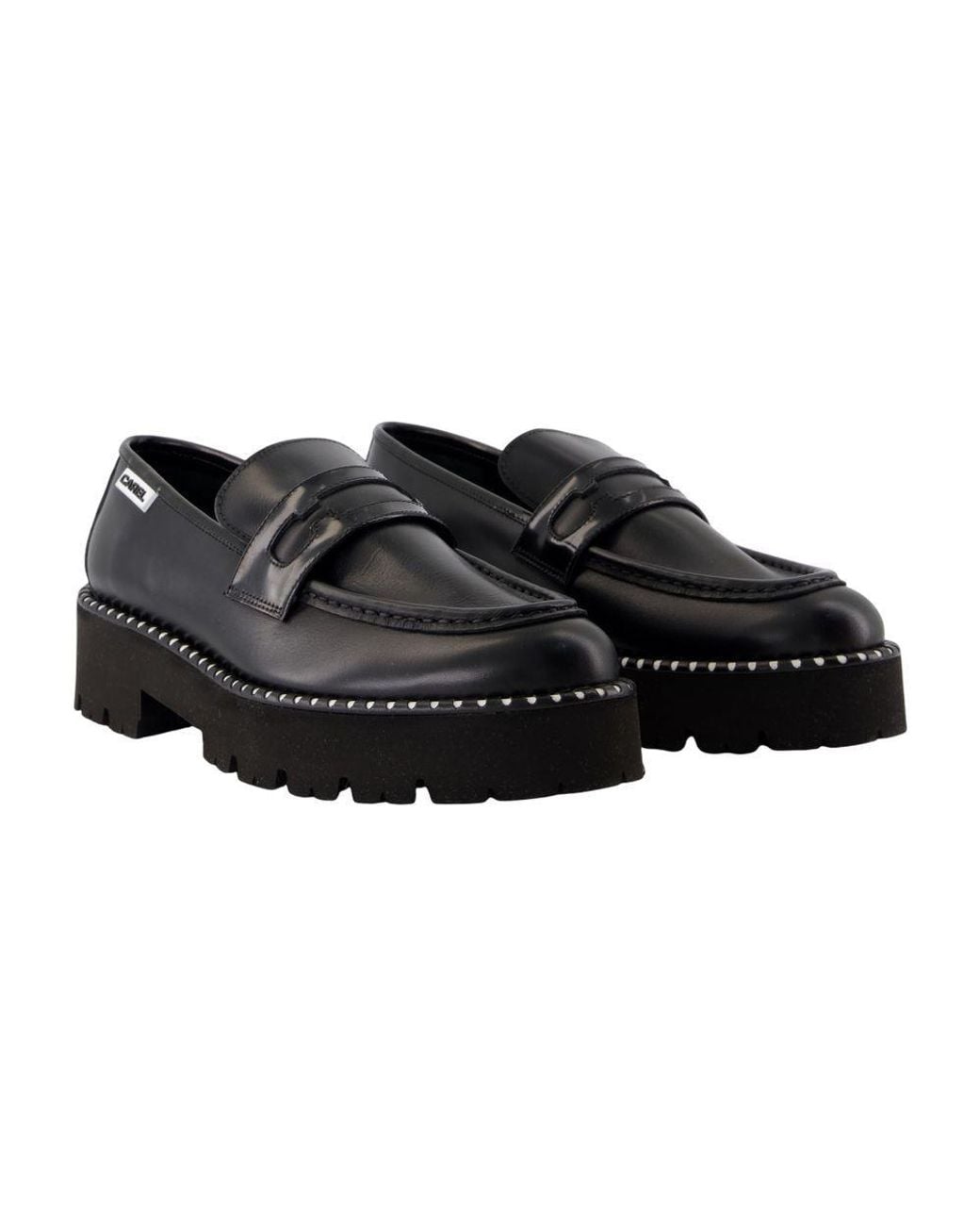 CAREL PARIS Black Marion Slip-On Loafers