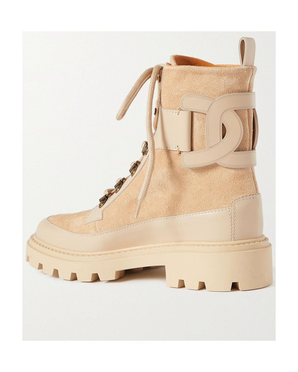 Tod's Natural Logo Boots