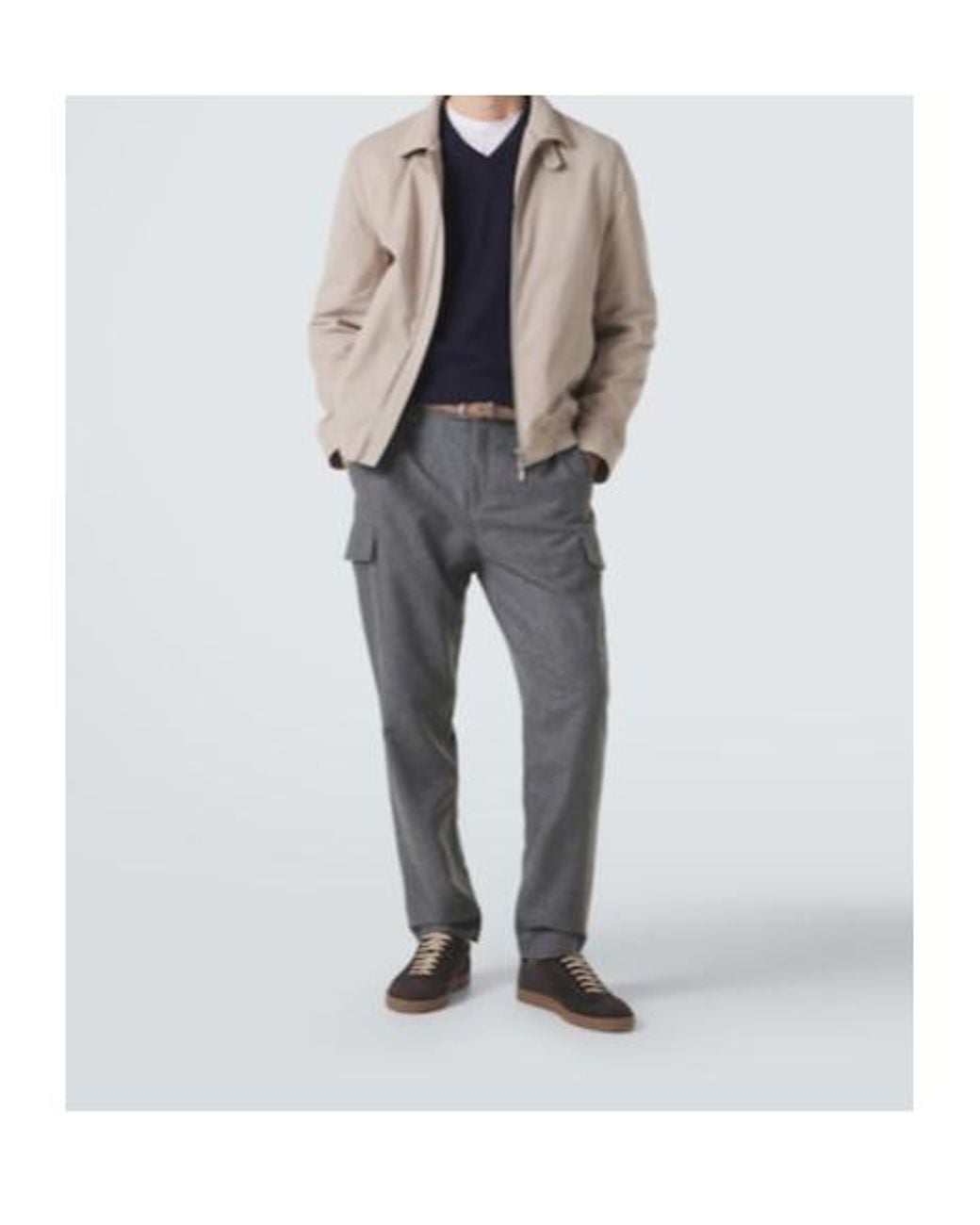 Brunello Cucinelli Natural Technical Jacket for men