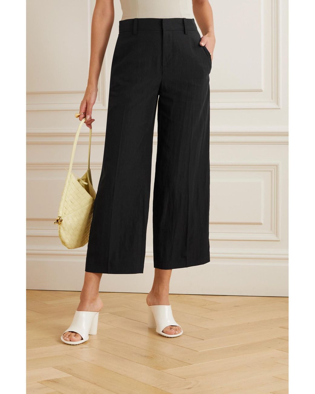 Vince Black Comfortable High-Waisted Pants