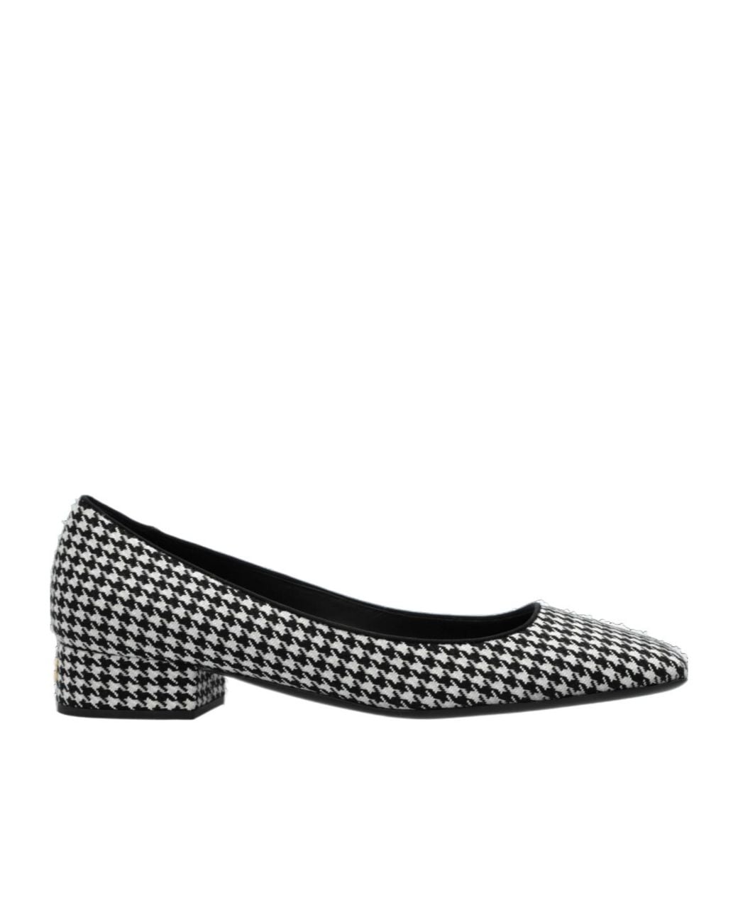 Dolce & Gabbana Multicolor Houndstooth Square-Toe Pumps