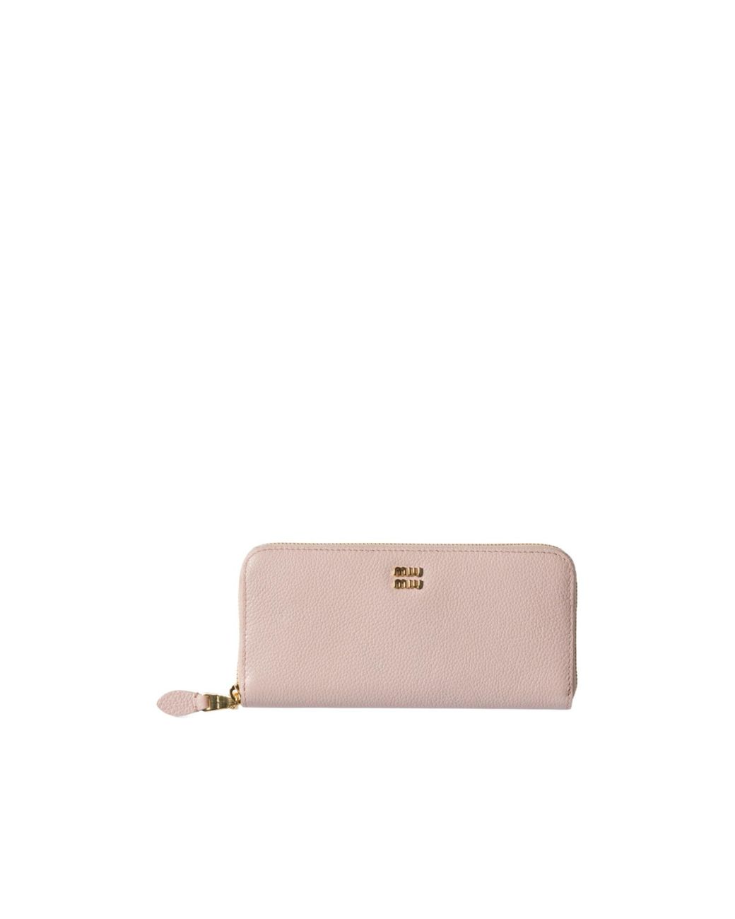 Miu Miu Pink Large Leather Wallet