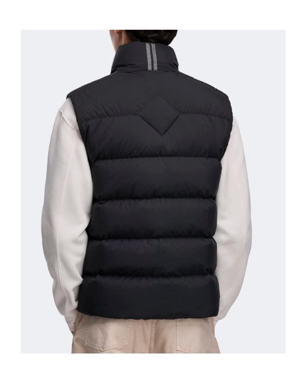 Canada Goose Black Apos;S Crofton Packable Nylon Down Vest for men