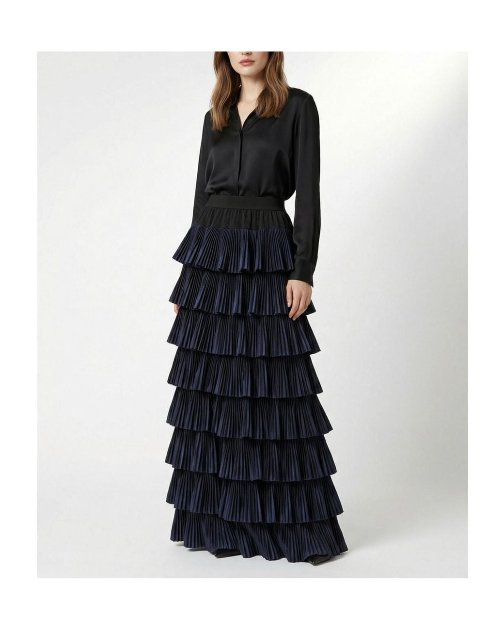 Alaïa Black Layered Skirt