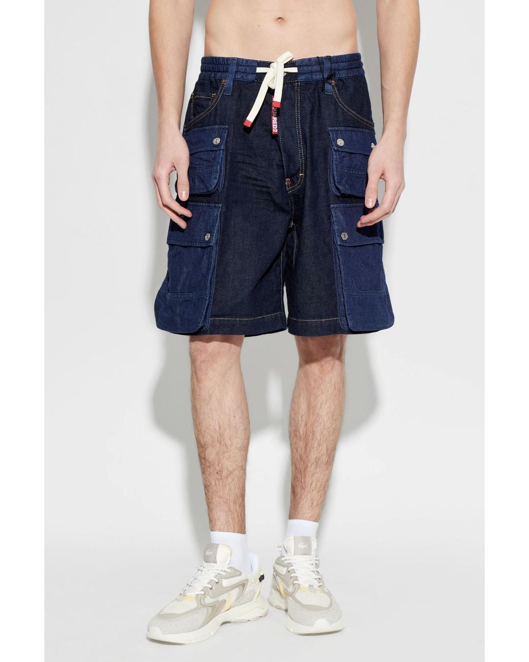 DSquared² Blue Denim Shorts for men