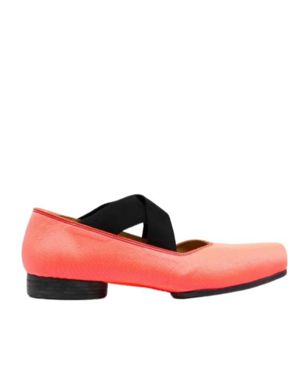Uma Wang Red Square-Toe Ballet Flats