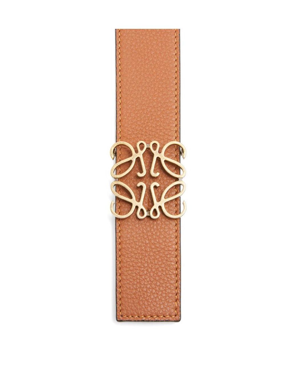 Loewe White Reversible Anagram Belt for men