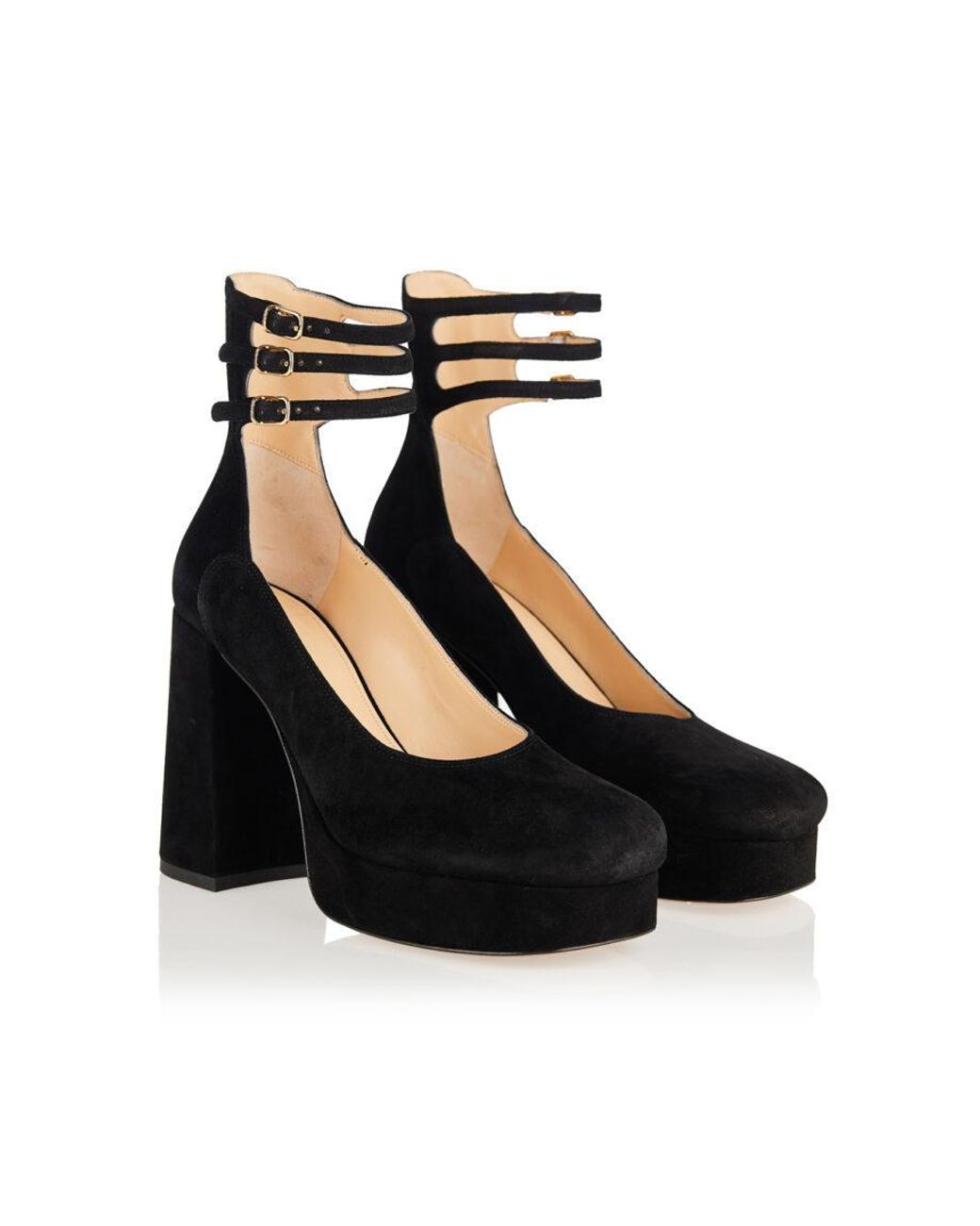 Chloé Black Round-Toed High Heels