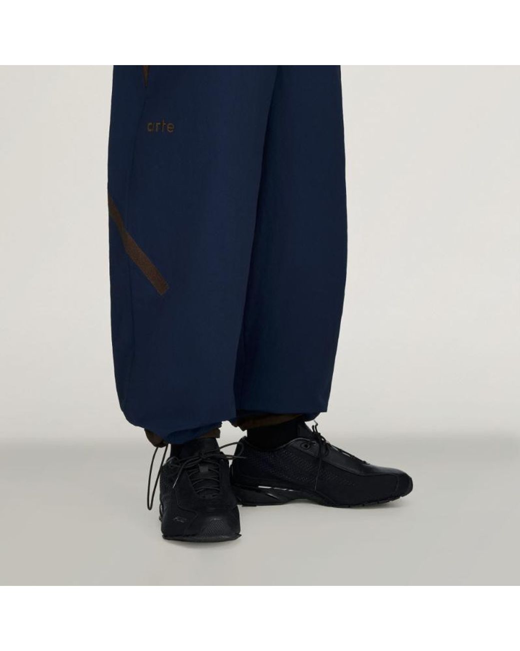 Adidas Blue X Arte Antwerp Panelled Wide-Leg Track Pants for men