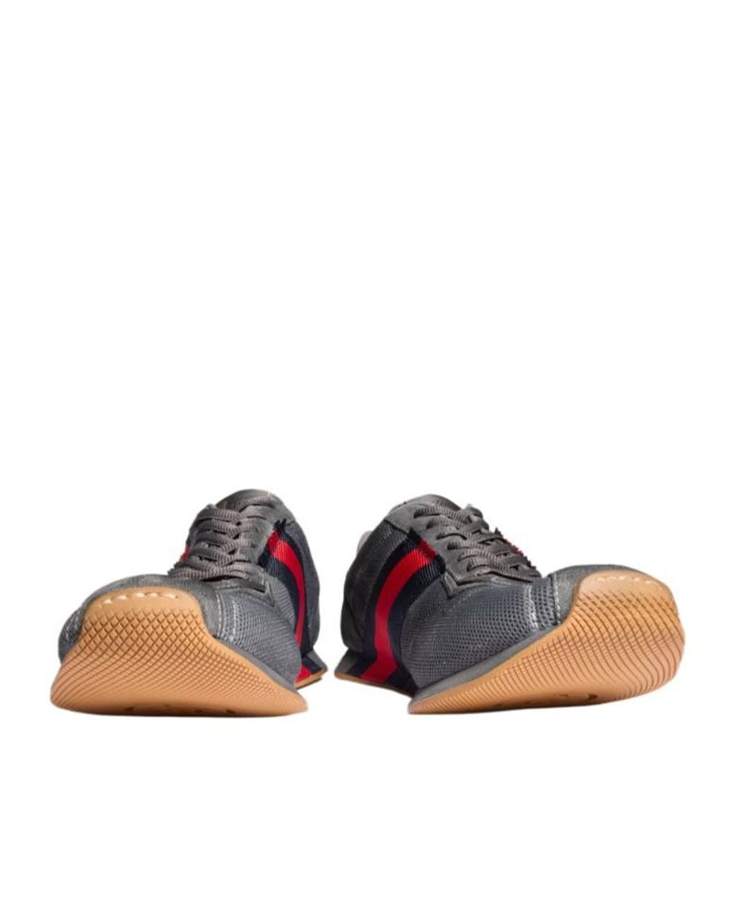 Gucci Blue Tempo Web Low-Top Sneakers for men