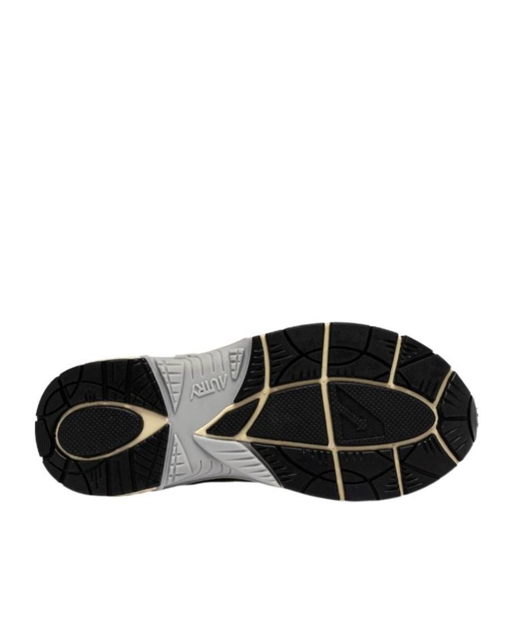Autry White Logo Patch Lace-Up Sneakers