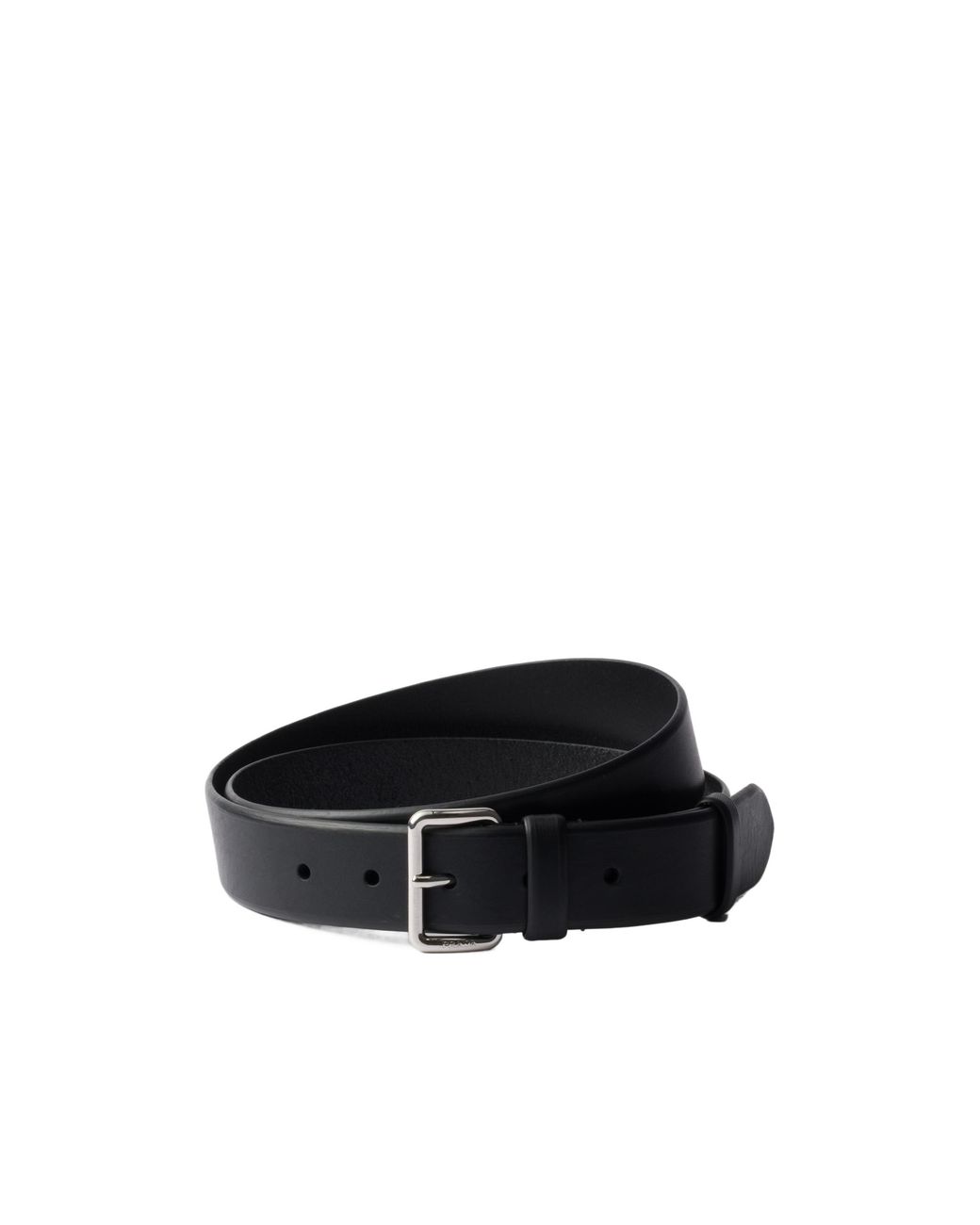 Prada Black Leather Belt for men