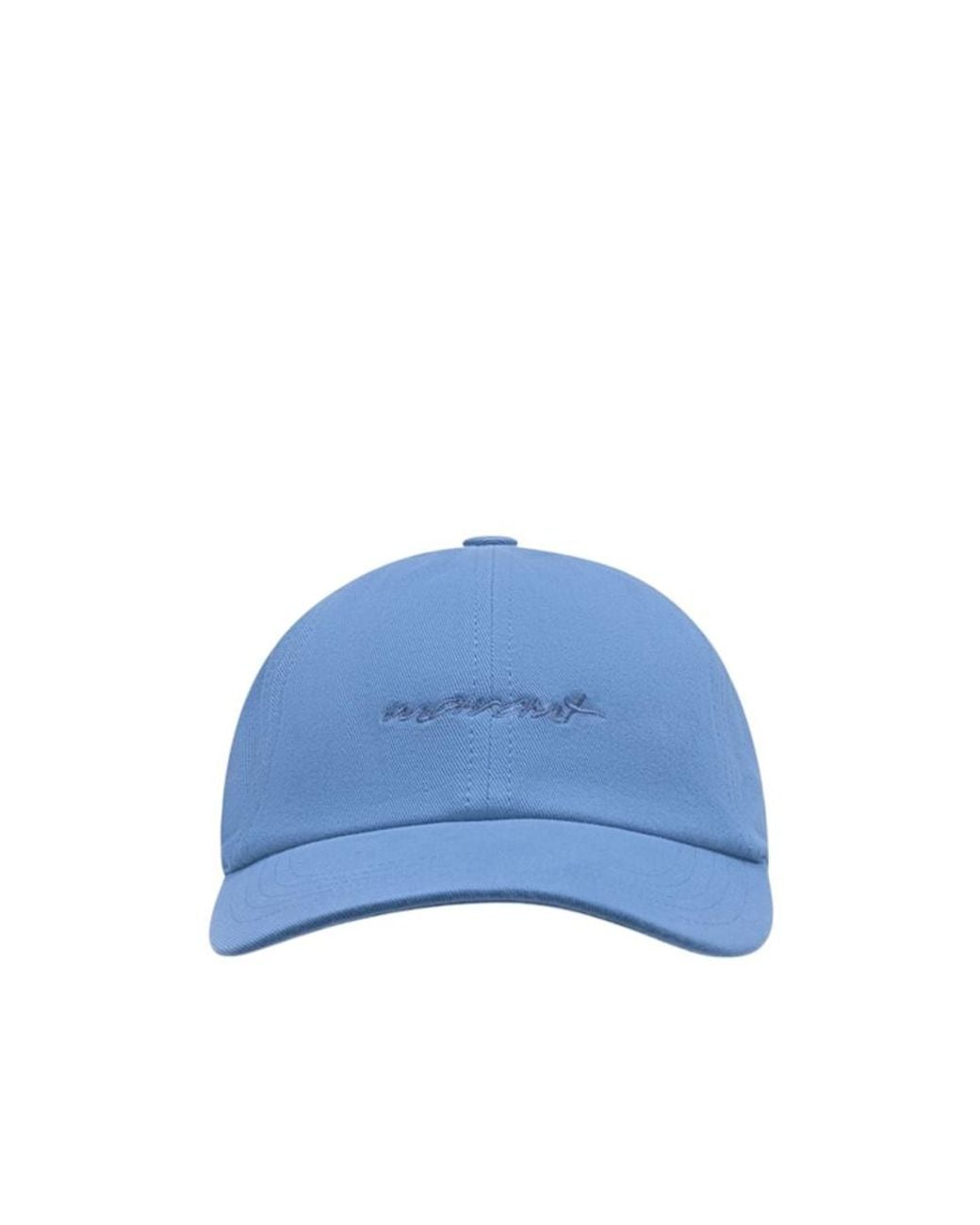 Isabel Marant Blue Embroidered Baseball Cap