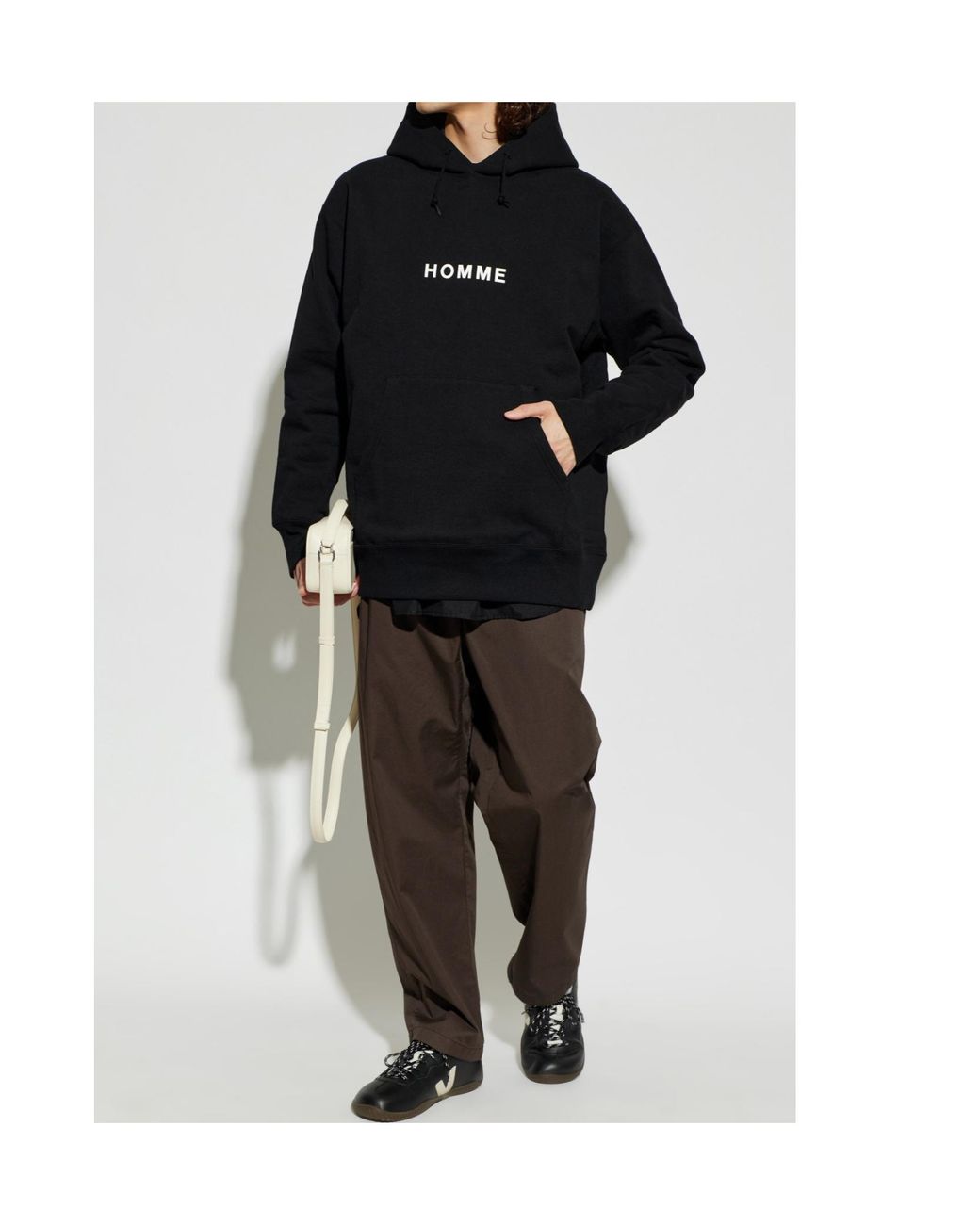 Comme des Garçons Black Hoodie for men