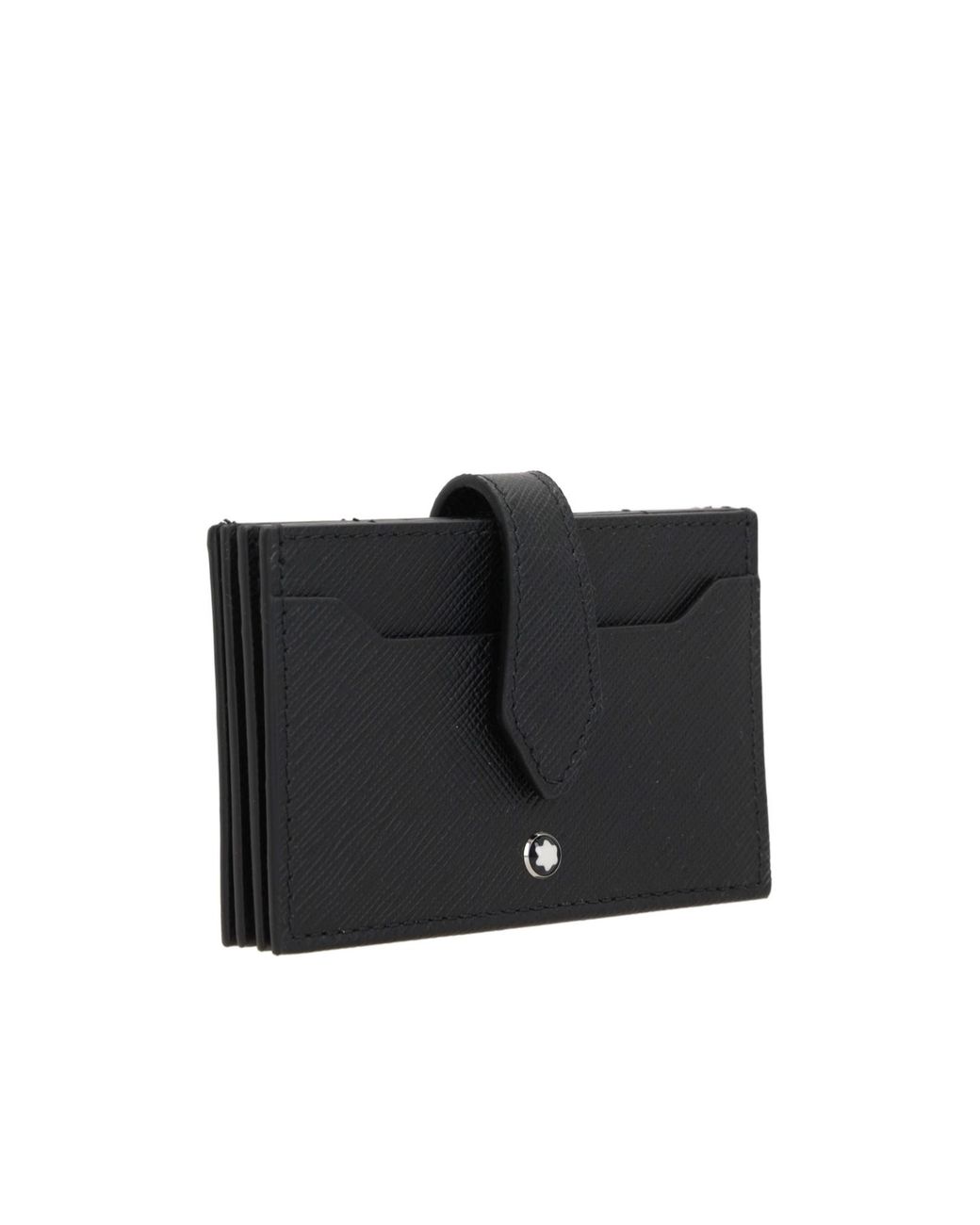 Montblanc Black Meisterstück Press-Stud Cardholder for men