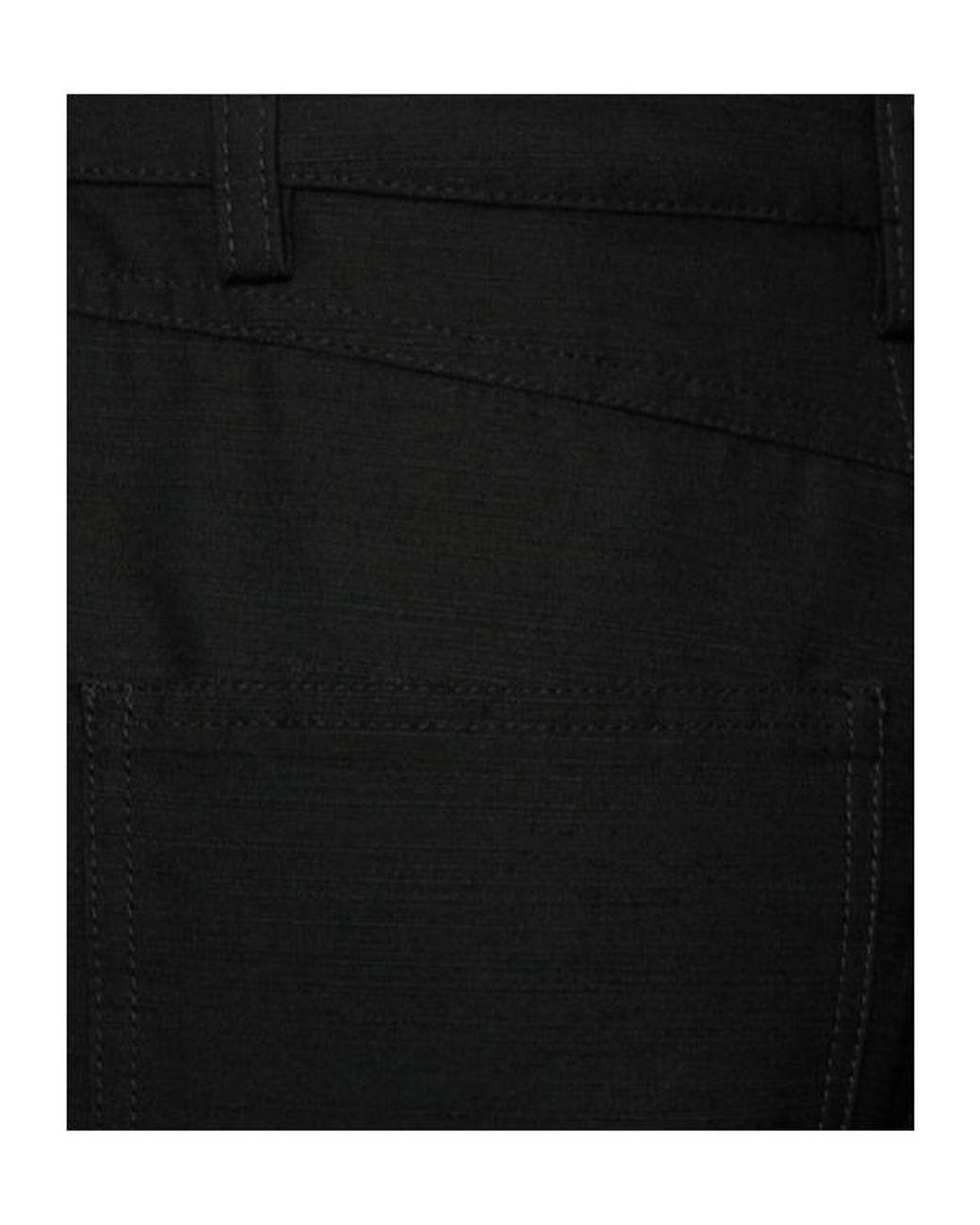 Loulou de Saison Black Casual Pants With Belt Loops