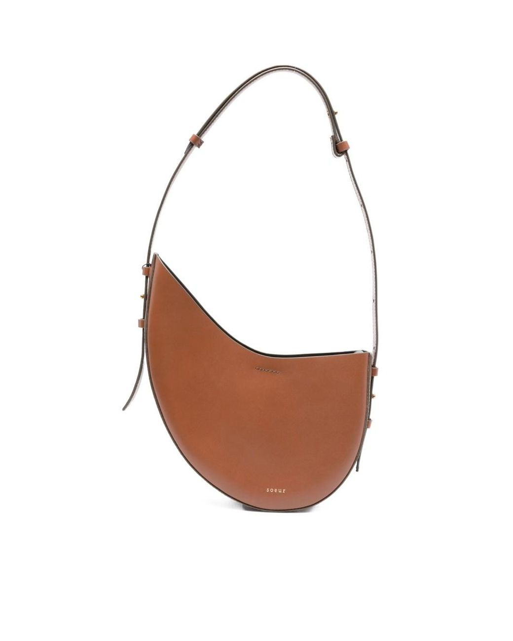Soeur Brown Adjustable Shoulder Bag