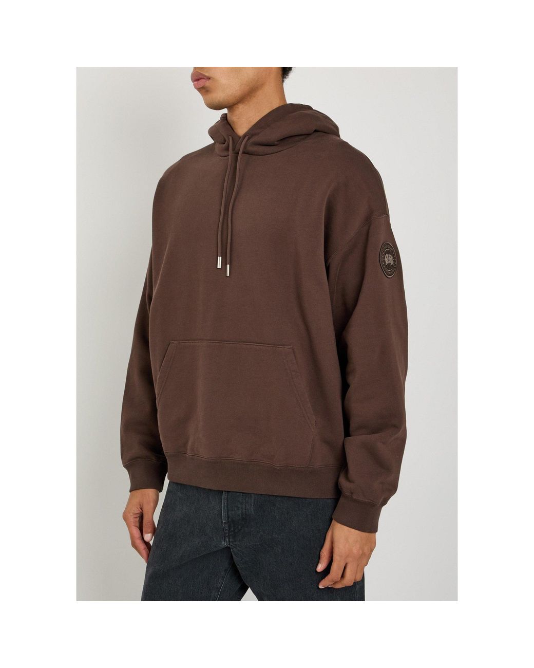 Canada Goose Brown Casual Hooded Sweatshirt for men