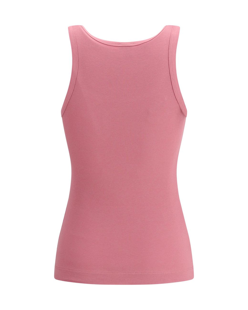 Pinko Pink Multicolor Cotton Sleeveles T