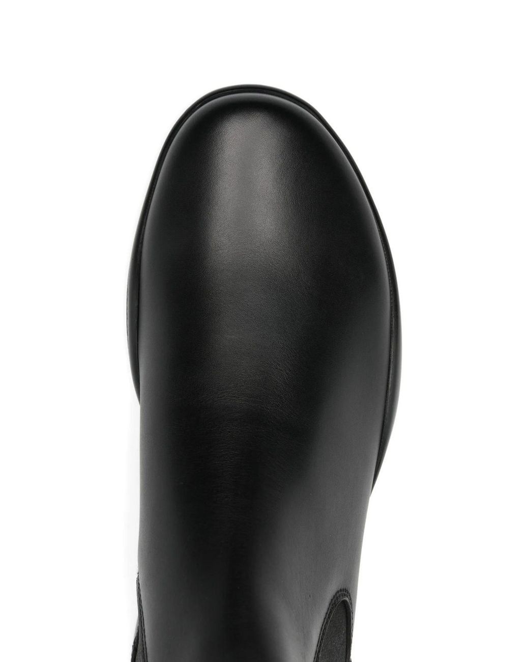 Prada Black Stretch-Panel Ankle Boots for men