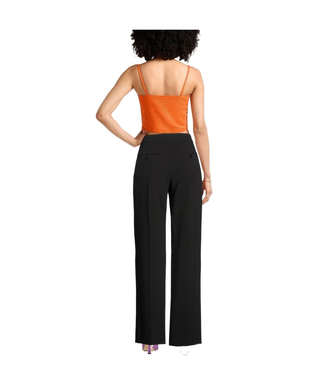 Isabel Marant Black Straight-Leg Trousers