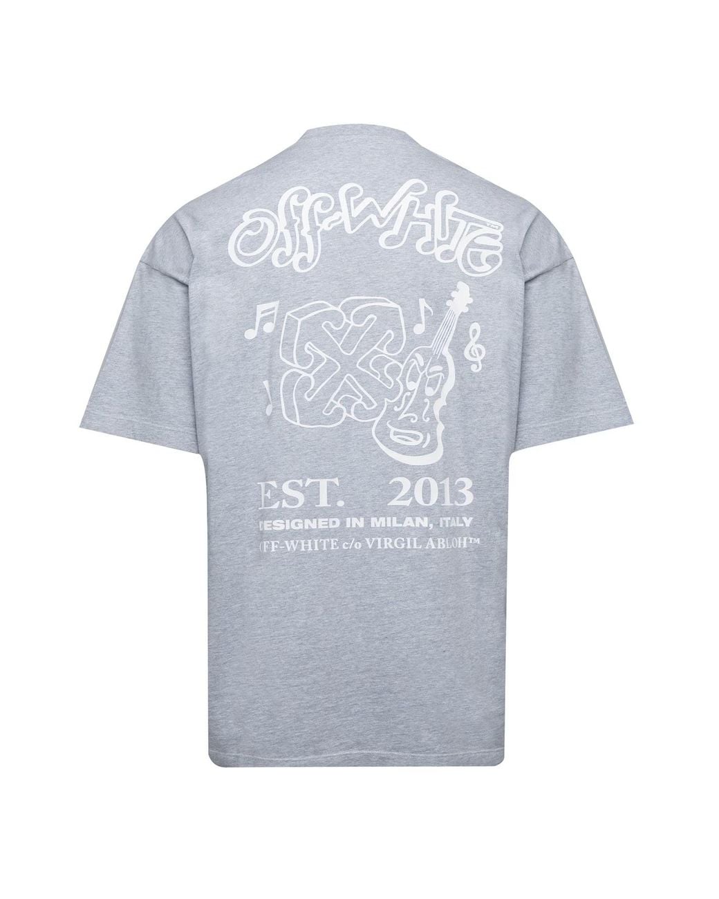 Off-White c/o Virgil Abloh Blue T-Shirt for men