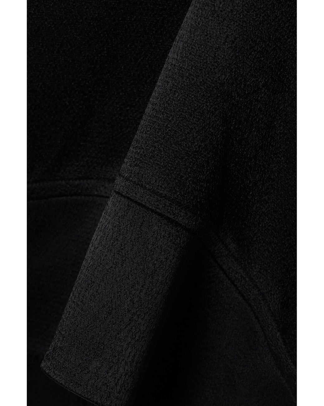 Proenza Schouler Black Liz Satin-Crepe Top
