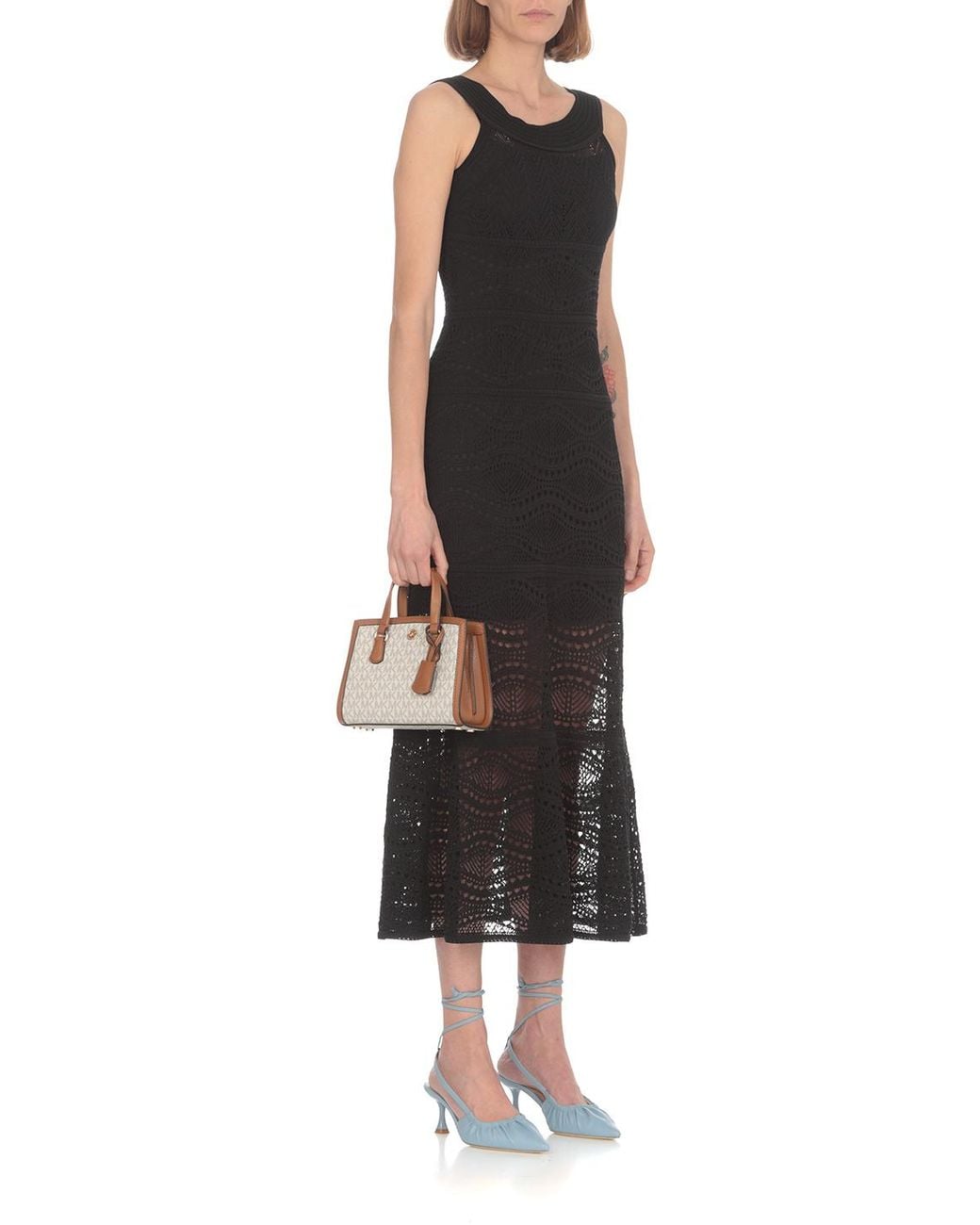 MICHAEL Michael Kors Metallic Chantal Monogram-Print Mini Bag