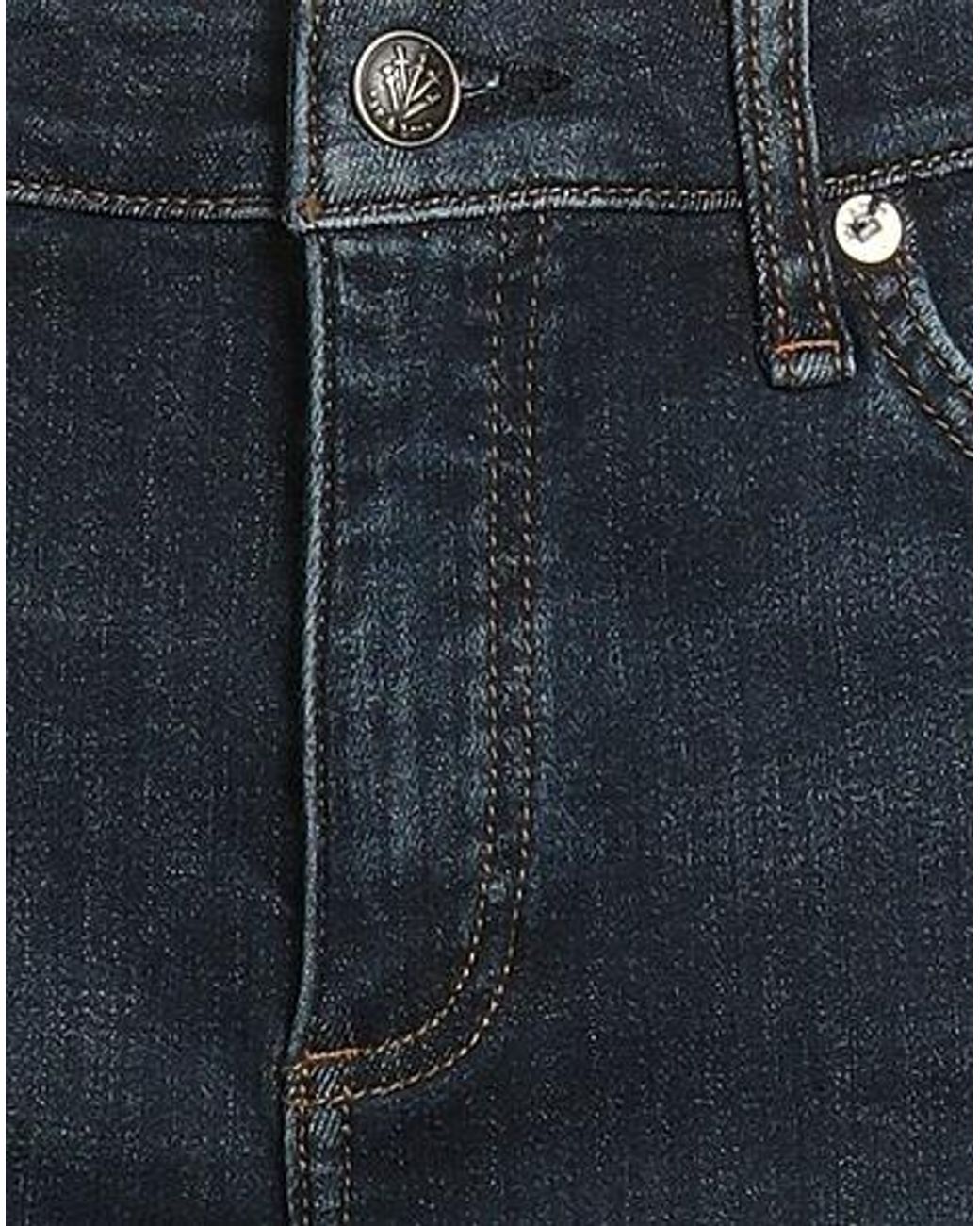 Rag & Bone Blue Mid-Waist Stretch Jeans
