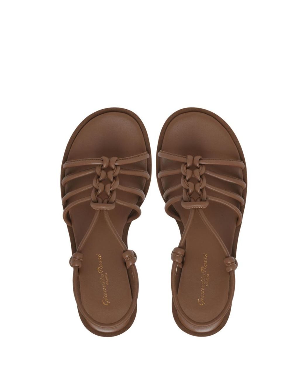 Gianvito Rossi Brown Platform Sandals