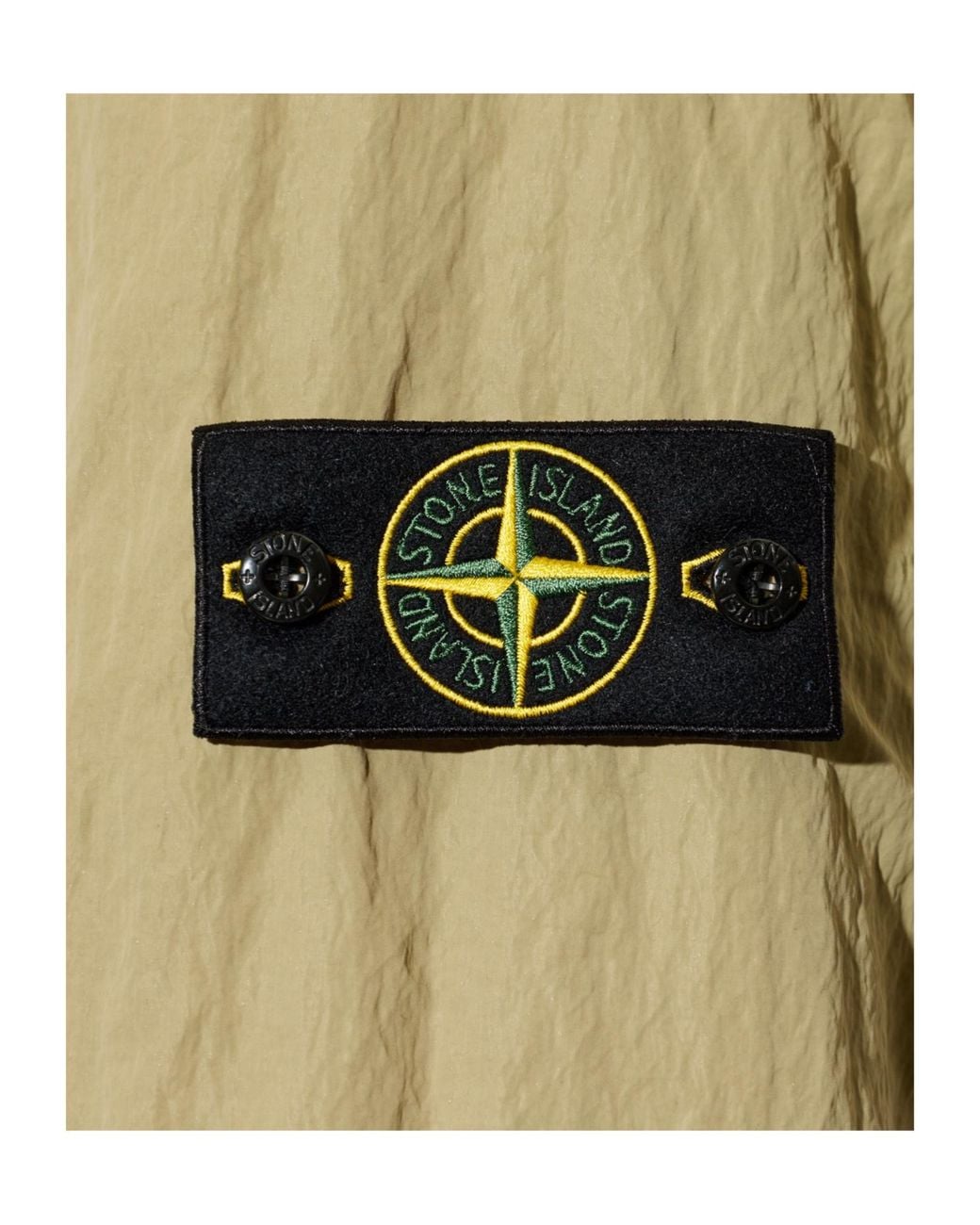 Stone Island Natural Logo Patch Hooded Jacket for men