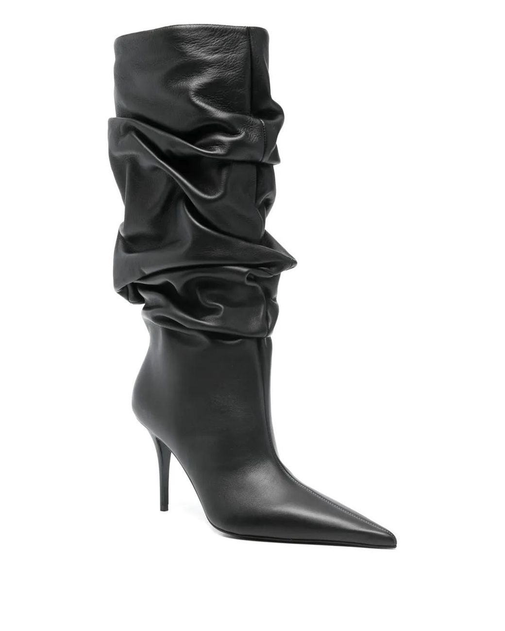 AMINA MUADDI Black Anok Heeled Ankle Boots