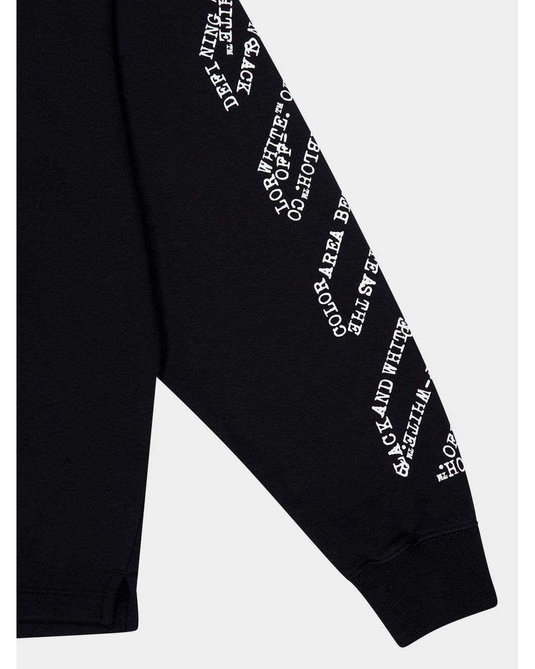Off-White c/o Virgil Abloh Blue Drawstring Hoodie for men