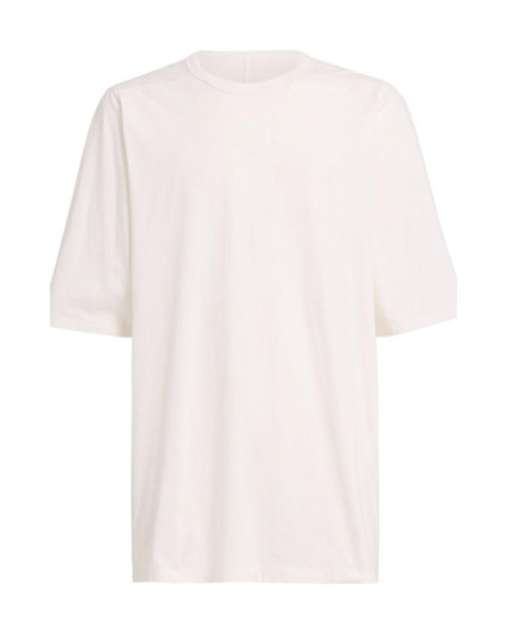 Rick Owens White Crewneck Shortsleeve for men