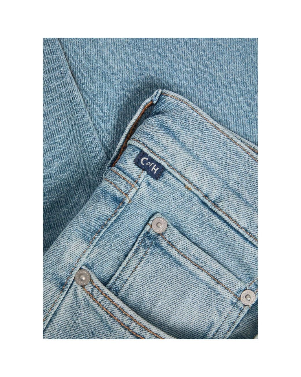 Citizens of Humanity Blue Wash-Processed Straight-Leg Jeans for men