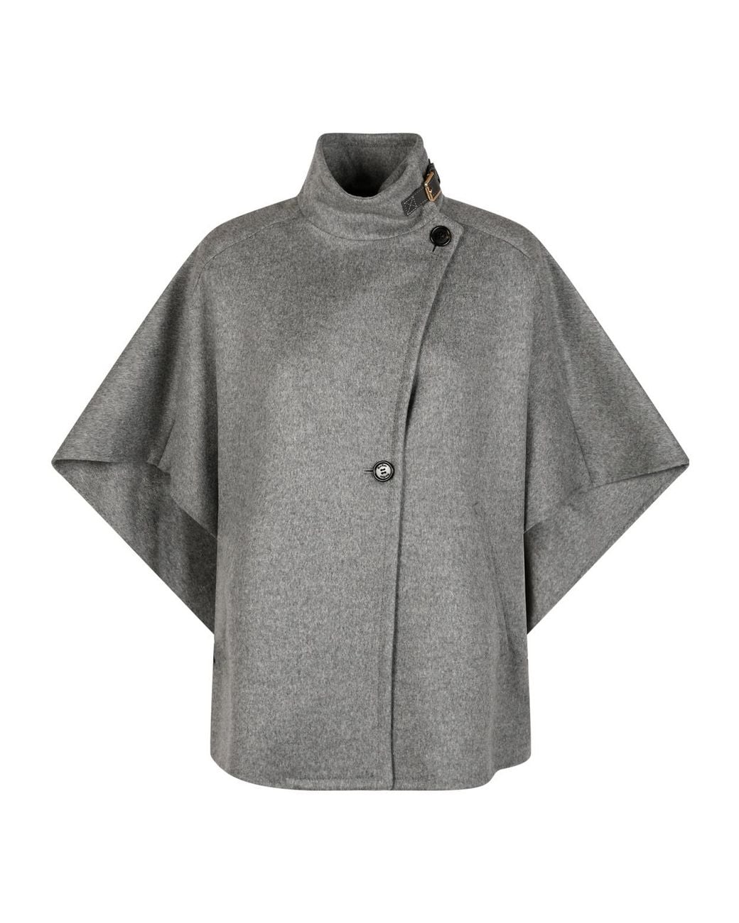 Max Mara Gray Oversized Cape