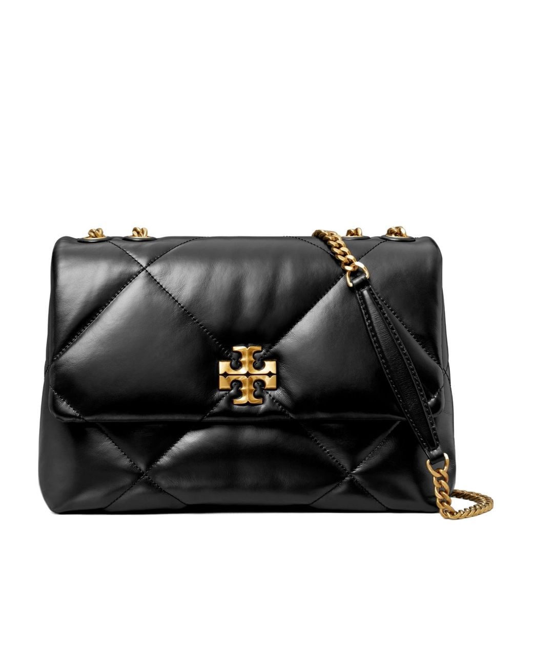 Tory Burch Black Ferragamo Gancini-Plaque Almond-Toe Loafers
