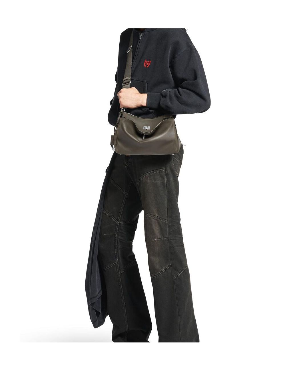 Balenciaga White Rodeo Small Messenger Bag