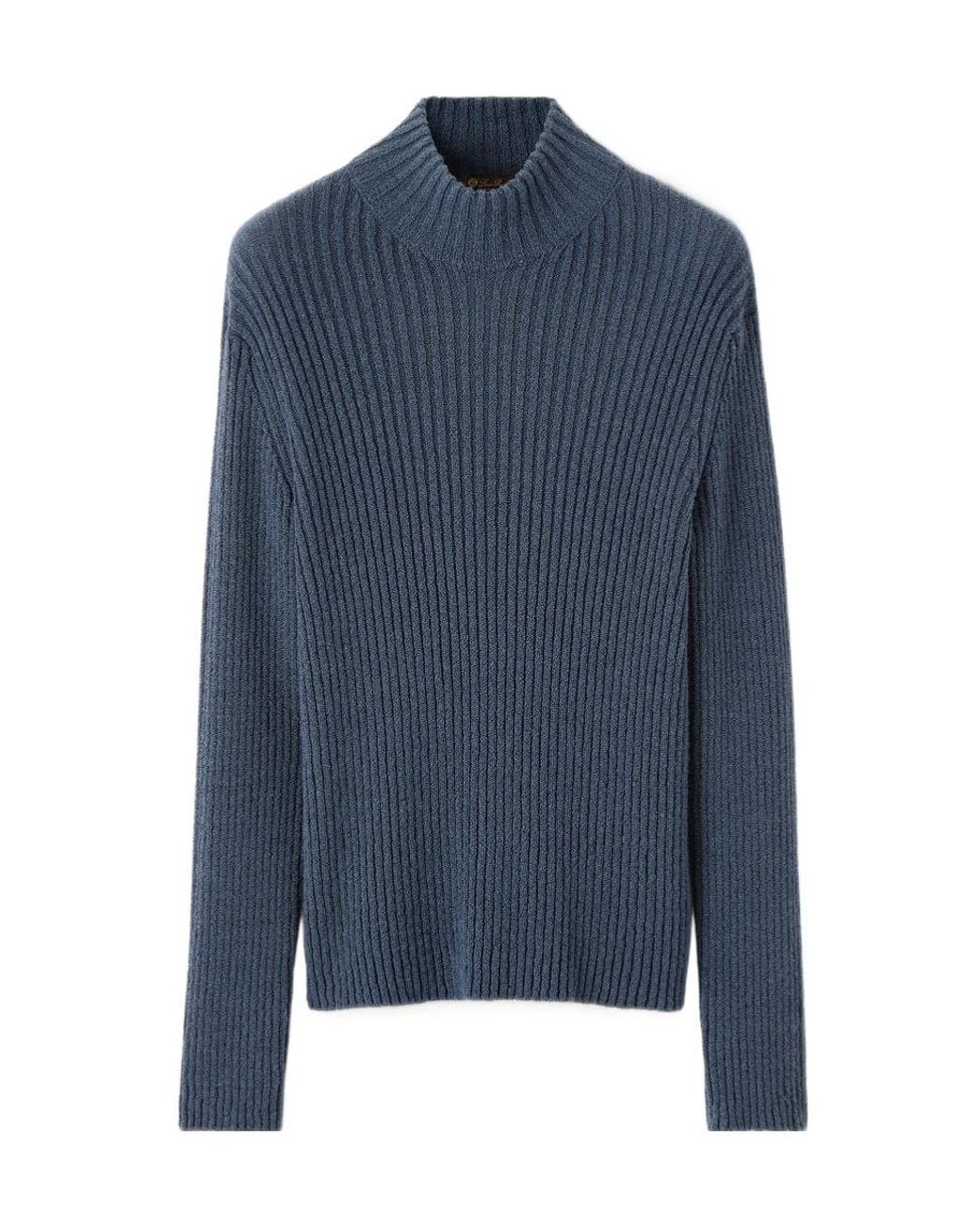 Loro Piana Blue Hampi Sweater for men