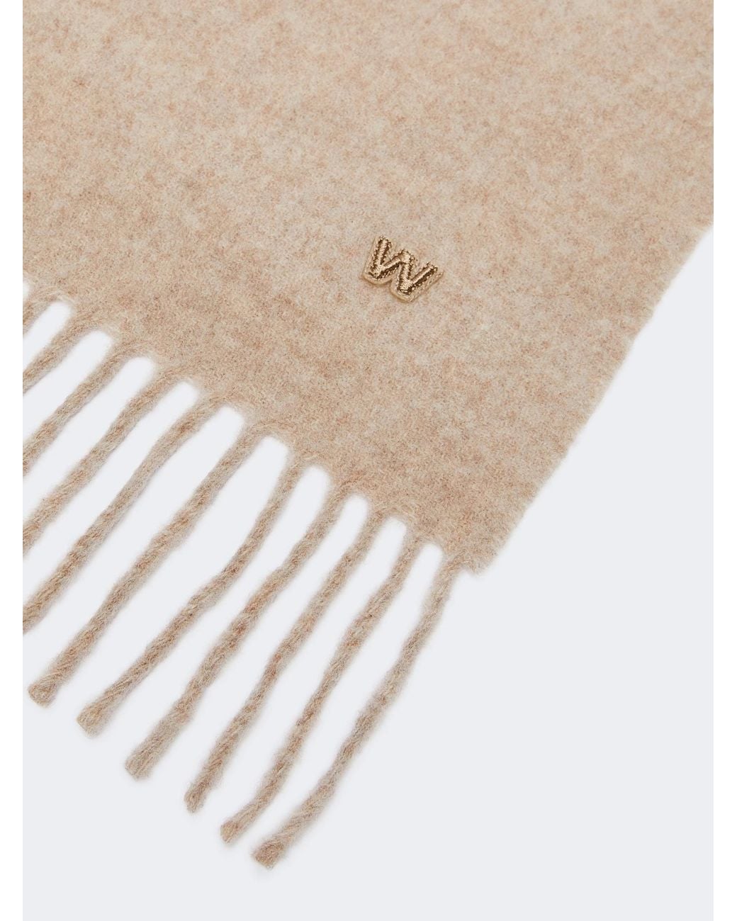 Weekend by Maxmara Natural Plain Wool Stole