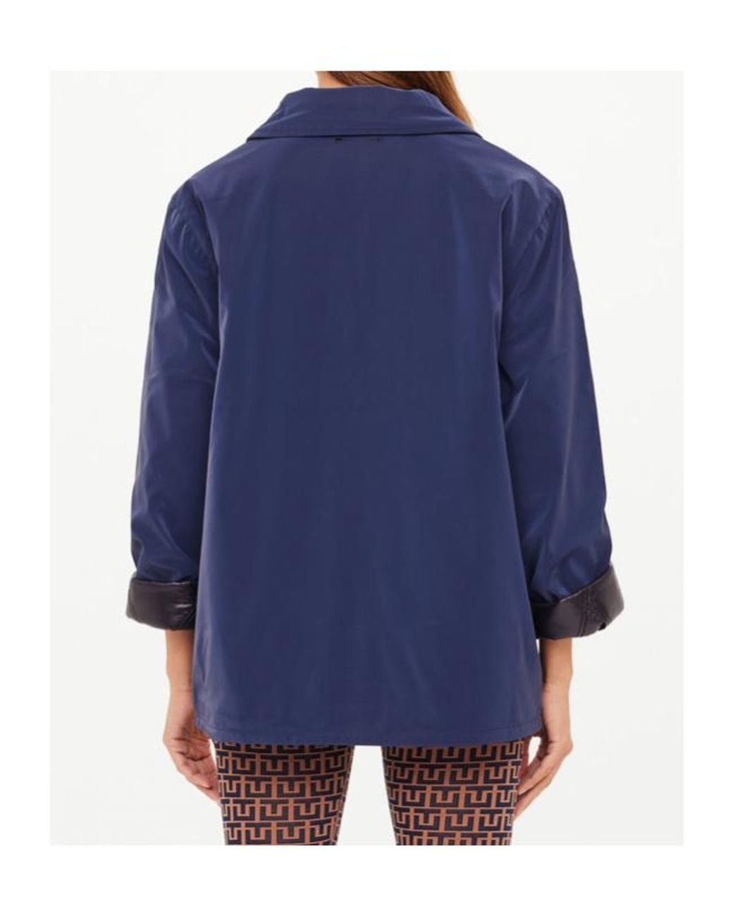 The Upside Blue Levi Reversible Quilted Jacket