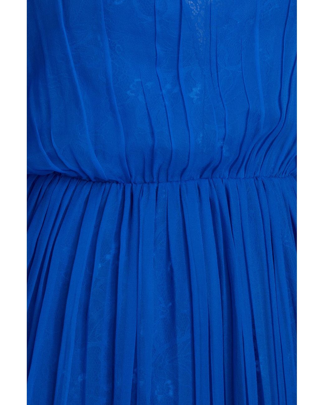 Alberta Ferretti Blue Long Sleeve Dress